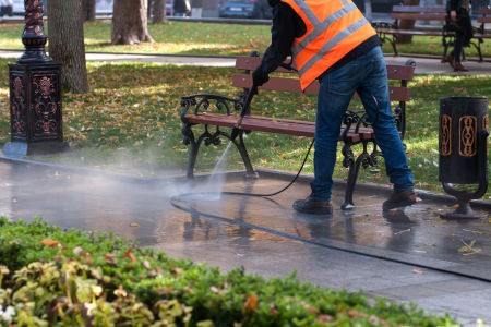 Monument cleaning